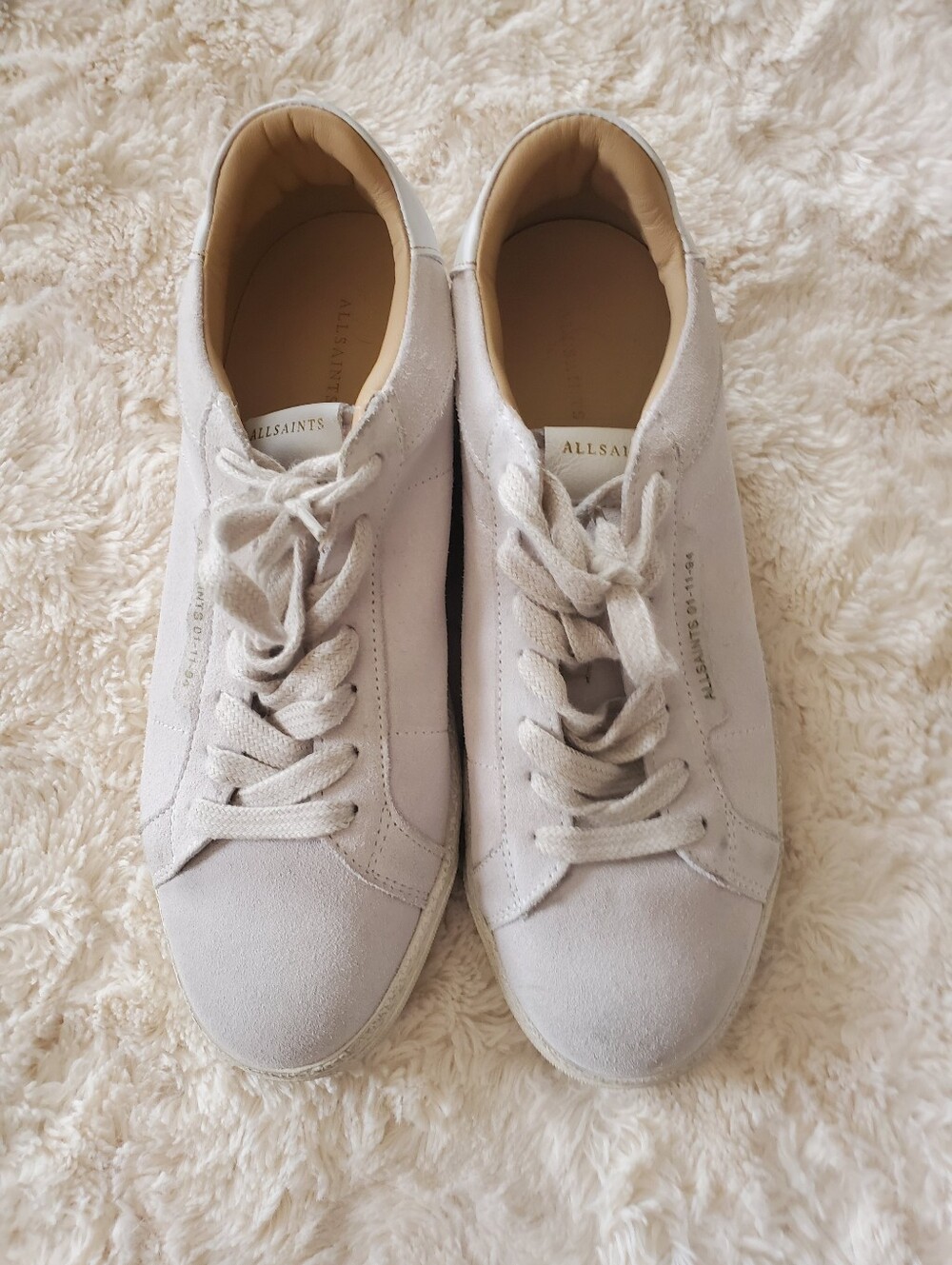 All Saints Shana Suede Low-Top Sneakers